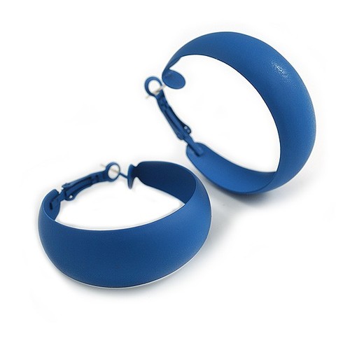 40mm wide blue hoop - wide,