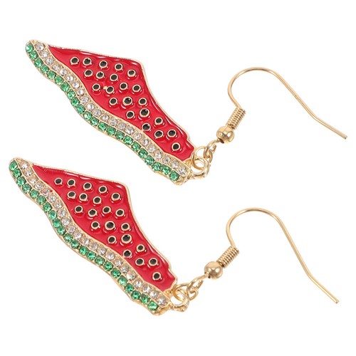 Golden watermelon rhinestone - golden,