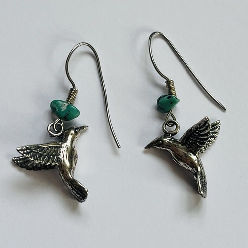 Sterling silver hummingbird - sterling,