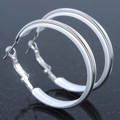 White enamel hoop - white,