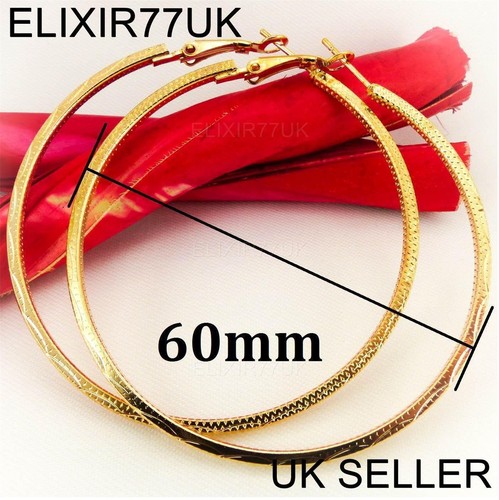 New pair large big gold - pair,