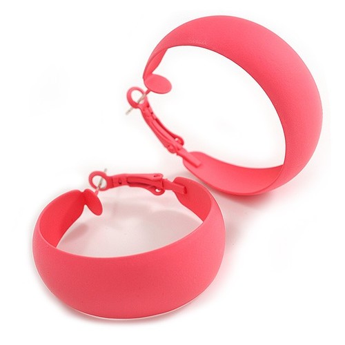 40mm wide pink hoop - wide,