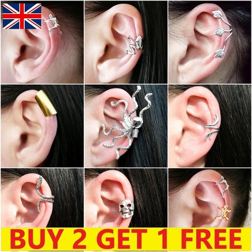 Clip ear cuff - on, fake