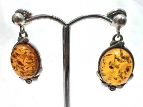 Vintage 925 silver - 925, amber