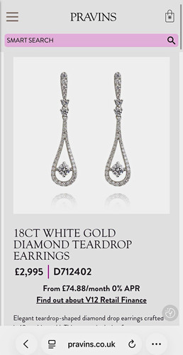 Pravins 18ct white gold - pravins,