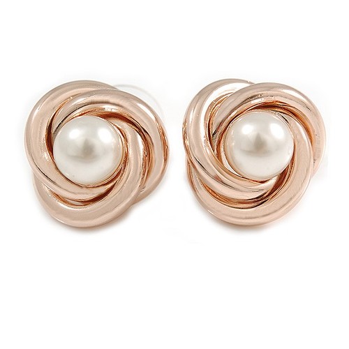 Polished rose gold tone - rose,