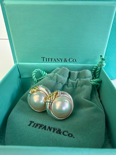 Tiffany pearl earrings - &,