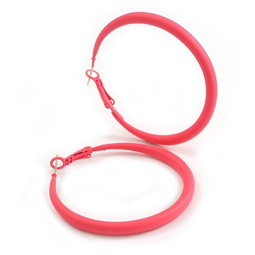50mm slim pink hoop - 50mm,