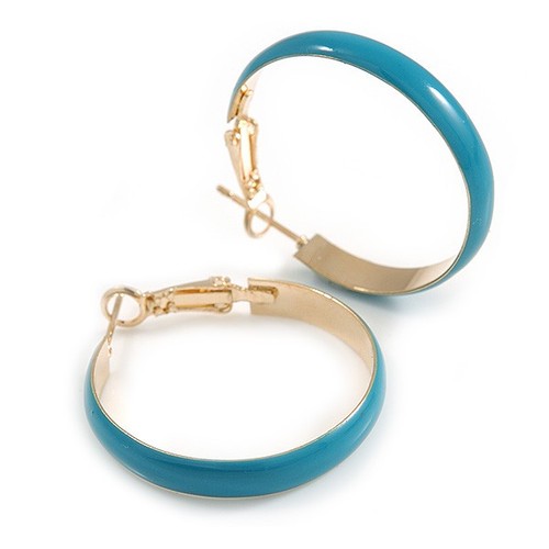 30mm wide light - blue, enamel